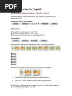 Worksheet 3 Clap On Clap Off