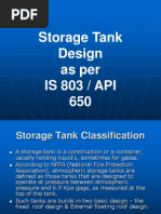 TDI13 Storage Tank Design As Per IS803 and API650