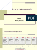 Analiza Şi Proiectarea Posturilor