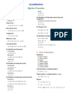 ALL MAths Formulas From