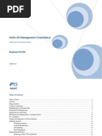 Aisha Ali Management Consultancy Profile PDF