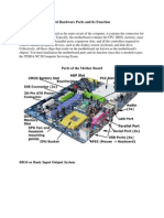 Identifying Motherboard Hardware Parts and Its Function