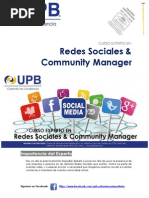 Curso Experto en Redes Sociales y Community Manager PDF