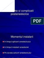 Accidente Si Complicatii Postanestezice