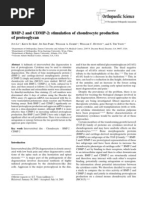 BMP-2 and CDMP-2: Stimulation of Chondrocyte Production of Proteoglycan