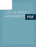 Ley de Riego y Avenamiento