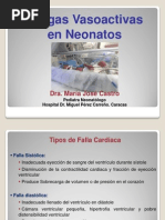 Drogas Vasoactivas Neonato - REDVENEO