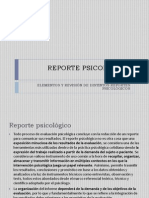 Reporte Psicológico