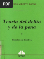 Teoria Del Delito y de La Pena - Tomo Ii - Edgardo Donna