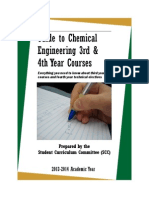 Guide To Third and Fourth Year Chemical Engineering Mid-Year Edition PDF