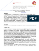 Study On Quantitative Method For Safety Assessment of Buildings On Seismic Site