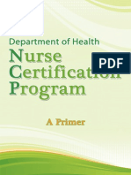 DOH Nurse Certification Program Primer