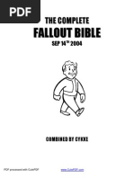 Fallout Bible Complete