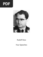 Rudolf Hess-Four Speeches-Oath To Adolf Hitler PDF