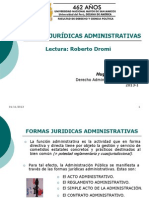 Clase 05, Formas Jurídicas Administrativas