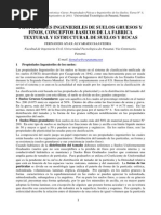 Propiedades Ingenieriles de Suelos Gruesos y Finos, Conceptos Basicos de La Fabrica Textural y Estructural de Suelos y Rocas