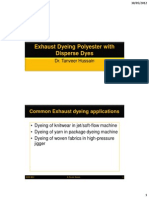 Exhaust Dyeing Polyester With Disperse Dyes