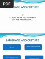 Language and Culture