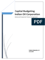 Capital Budgeting at IOCL