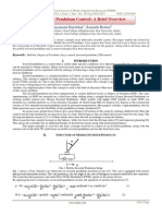 Inverted Pendulum Control: A Brief Overview