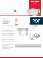 Recuperator de Caldura Vent Axia HR100R S 66 MC H - Fisa - Tehnica PDF