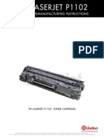 HP Laserjet P1102: Cartridge Remanufacturing Instructions