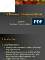 The Grammar-Translation Method