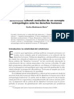 HARO, Carlos. Relativismo Cultural: Evolución de Un Concepto Antropológico Ante Los Derechos Humanos PDF