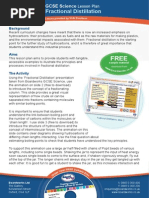 Fractional Distillation Lesson Plan PDF