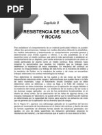 Capítulo 8 RESISTENCIA DE SUELOS Y ROCAS