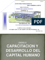 Unidad IV Capacitacion y Desarrollo de Capital Humano.