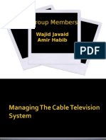 Managing The Cable Television System