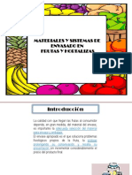 Materiales y Sistemas de Envasado en Frutas y Hortalizas