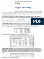 Case Study - Leasing Vs