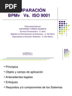 Comparaci+ N BPM vs. Iso 9001