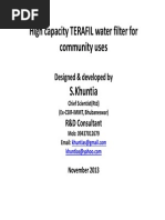 0.1 MLD Terafil Water Filter - S.KHUNTIA PDF