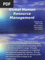 Global Human Resource Management