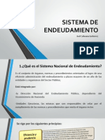 Sistema de Endeudamiento y Presupuesto Publico