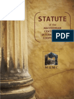 Statute: Macedonian Center For International Cooperation