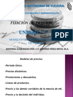 Unidad 7 Modelos de Decision Sobre Fijacion de Precios