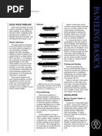 Solid Wood Paneling: Lumber Paneling: Pattern Selection and Installation Information