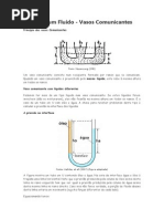 Vasos Comunicantes - Pressão Num Fluido