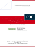 La Ingeniería Electroquímica y La Ingeniería Química, Disciplinas Complementarias. Ejemplo Del Sobre PDF