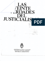 Las Veinte Verdades Del Justicialismo. Por Isabel Perón