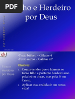 EBD - Gálatas-4.2. Filho e Herdeiro Por Deus