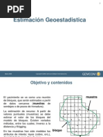 Estimación Geoestadistica Gemcom