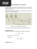 Acondicionamiento de Los Sensores