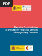 Manual Procedimientos de Evaluacion y Respuesta Sanitaria A Emergencias y Desastres