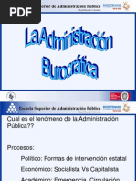 La Administración Burocratica