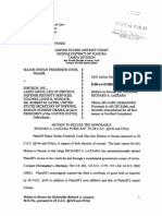 COOK V SIMTECH - MOTION For Recusal of District Judge Richard A. Lazzara - 08 2009-08-06